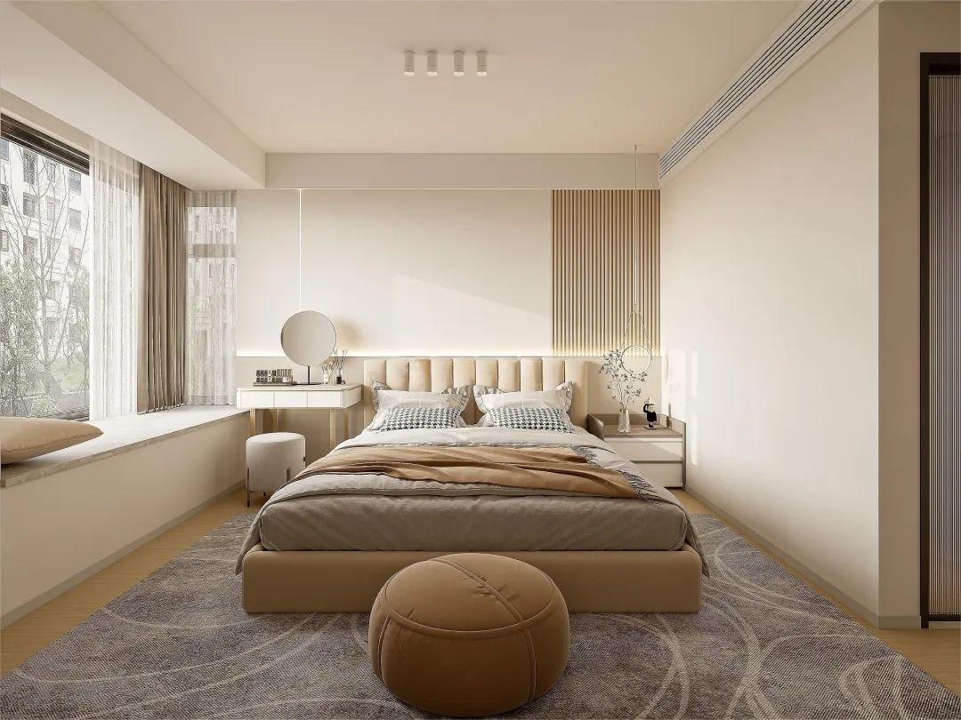 室内装修效果图|6款奶油风客厅，以简单的设计，打造格调的生活！